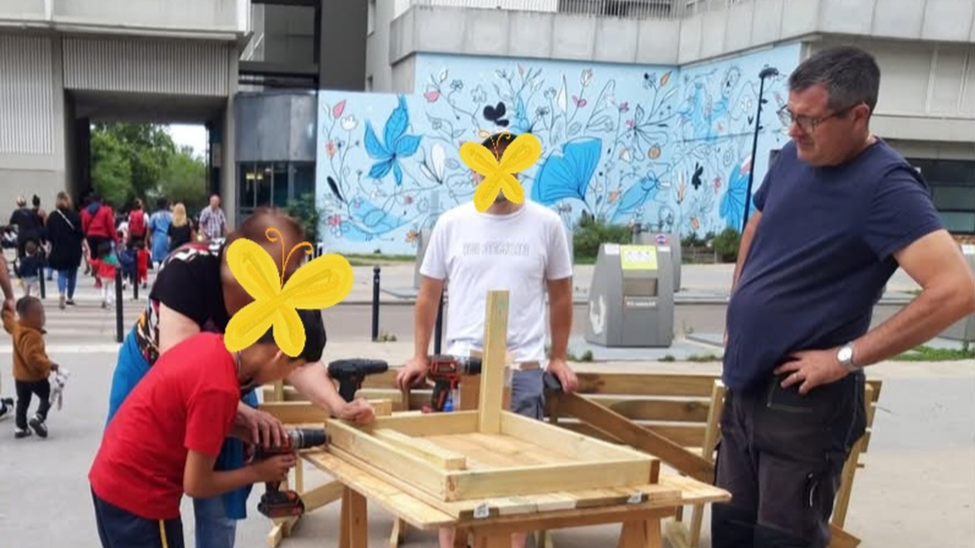Chantier participatif bois